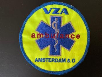 Patch embleem VZA Amsterdam ambulance Nederland  beschikbaar voor biedingen
