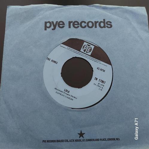 45 rpm The Kinks - Lola (1970), Cd's en Dvd's, Vinyl Singles, Single, Pop, 7 inch, Ophalen of Verzenden