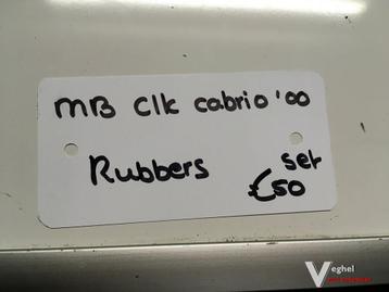 Mercedes CLK Cabrio 2.0 compressor 2000 Diverse Rubbers  set beschikbaar voor biedingen