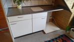 Bruynzeel keukentje - delen - 2 kastjes + keukenblad, Huis en Inrichting, Ophalen, Gebruikt, Wit, Enkelwandige keuken