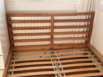 IKEA Tarva Bedframe + Lattenbodem 140x200 - afbeelding 3
