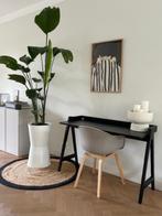 NOUS Living Eetkamerstoel Kuipstoel Cebu Taupe/Grijs, Huis en Inrichting, Overige kleuren, Zo goed als nieuw, Ophalen, Hout
