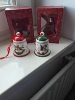 VILLEROY EN BOCH 2 stuks Kerst klokjes, Diversen, Kerst, Ophalen of Verzenden, Zo goed als nieuw