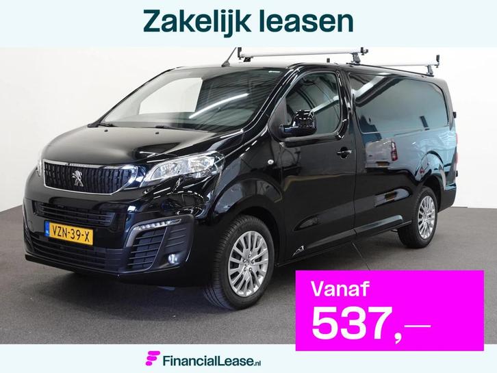 Peugeot Expert 2.0 BlueHDI 145PK L3 Automaat Airco Navigatie, Auto's, Bestelauto's, Bedrijf, Lease, Financial lease, ABS, Achteruitrijcamera