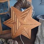 Nieuw! Vintage Houten Kerstster Kerstverlichting, Sappemeer, Bij, Ophalen of Verzenden, Zo goed als nieuw