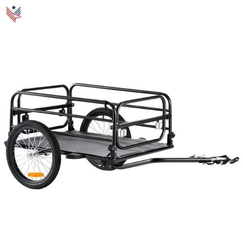 Opvouwbare Fietskar 72kg draagvlak - Universele Trekhaak, Fietsen en Brommers, Fietsaccessoires | Aanhangers en Karren, Nieuw