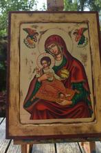 Russische icoon in prima staat (2), Antiek en Kunst, Ophalen of Verzenden