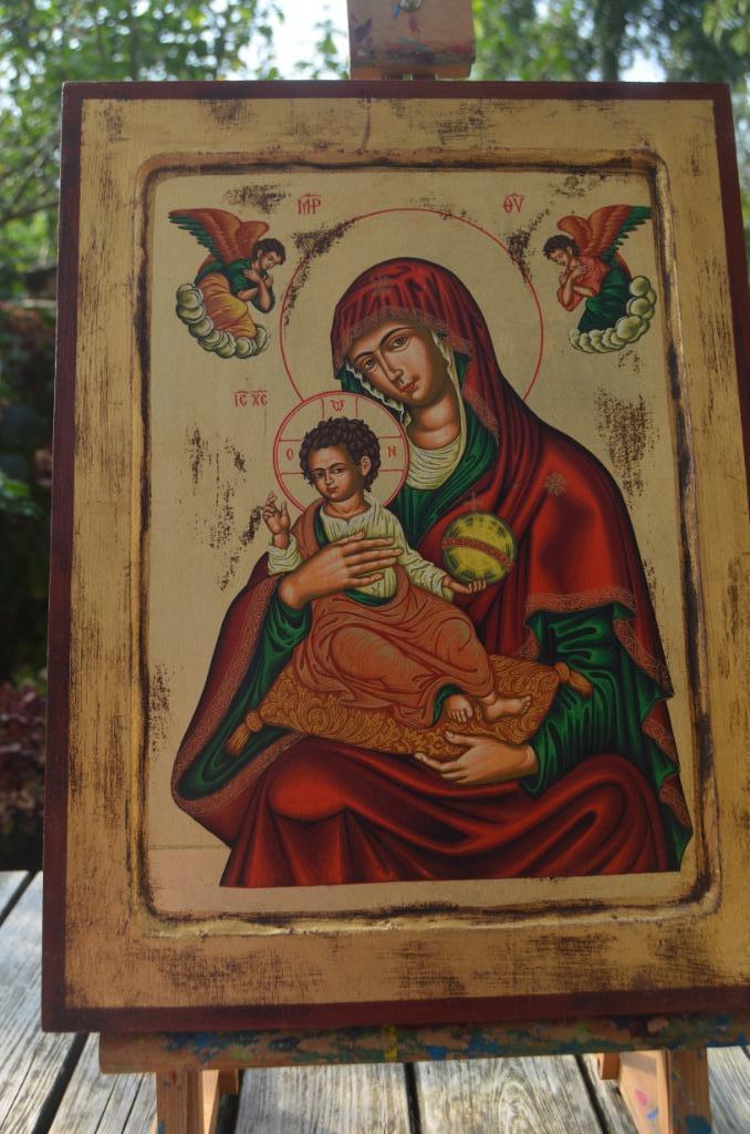 Russische icoon in prima staat (2), Antiek en Kunst, Antiek | Religie, Ophalen of Verzenden