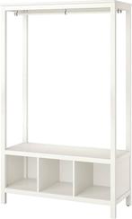 IKEA HEMNES Open Kast - Wit Gebeitst, Huis en Inrichting, Ophalen, Met plank(en), 100 tot 150 cm, Zo goed als nieuw