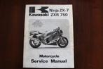 KAWASAKI NINJA ZX7 ZXR 750 1989 service manual ZX750 H1 ZX, Motoren, Handleidingen en Instructieboekjes, Kawasaki