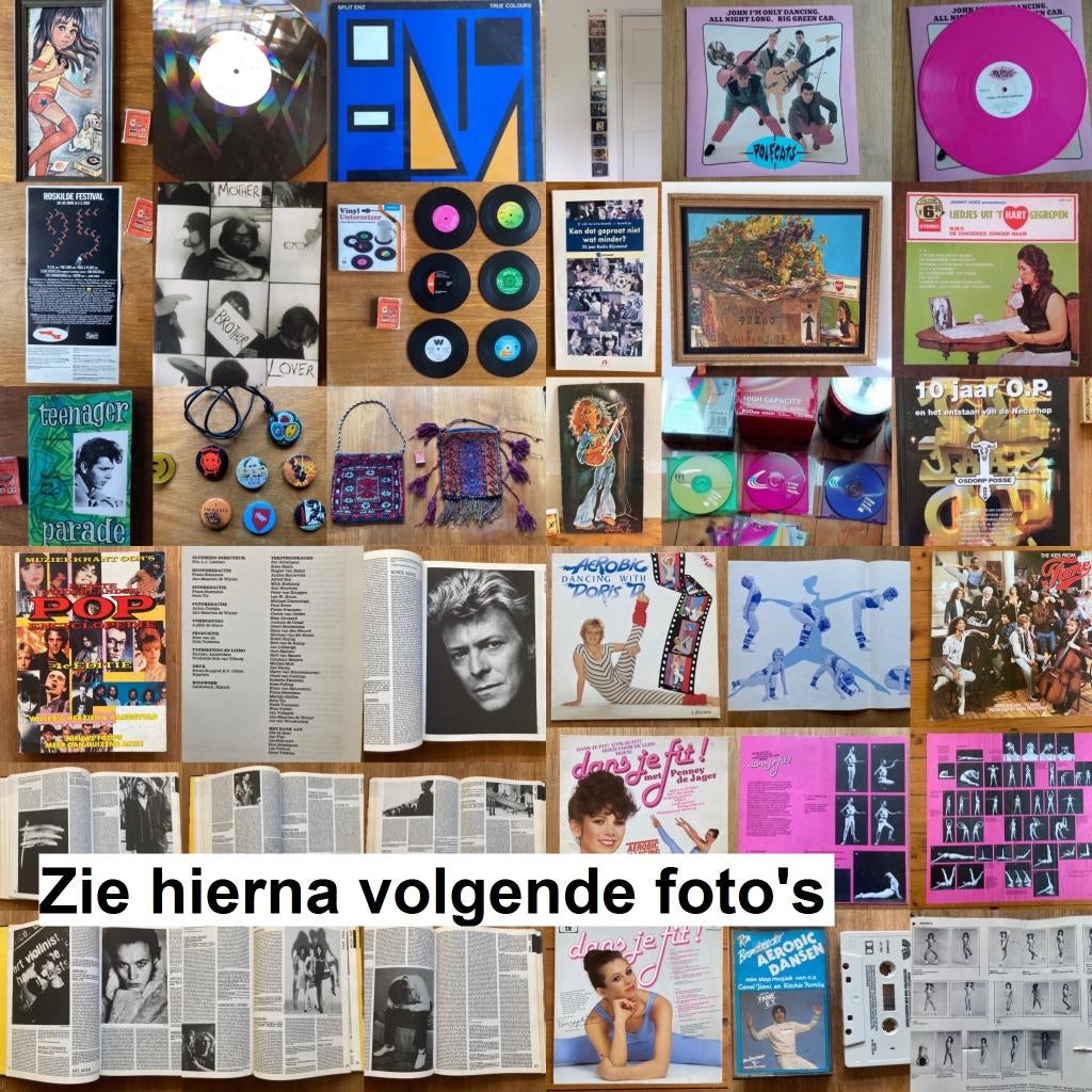 muziek gadgets buttons boeken poster vinyl rage trends etc, Verzamelen, Ophalen of Verzenden, Zo goed als nieuw, Overige typen