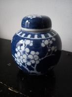 Oude Chinese prunus gemberpot compleet met kurk stopper, Antiek en Kunst, Ophalen of Verzenden