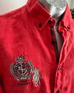 Van Santen & van Santen overhemd maat L [nr1], Kleding | Heren, Overhemden, Ophalen of Verzenden, Zo goed als nieuw, Rood, Halswijdte 41/42 (L)