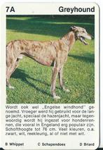 kwartetkaart Greyhound, Verzamelen, Ophalen of Verzenden, Gebruikt, Overige soorten, Overige typen
