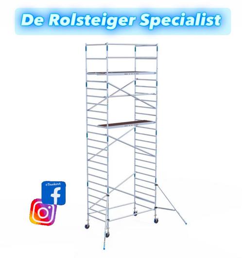 Alumexx 135 x 250 x 8,2m werkhoogte NIEUW gratis verzonden, Doe-het-zelf en Verbouw, Steigers, Nieuw, Rolsteiger of Kamersteiger