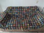 Vintage Granny Square Sprei / Deken – 220 x 140, Ophalen of Verzenden, Zo goed als nieuw