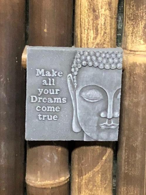 Boeddha make all your dreams come true, Tuin en Terras, Tuinbeelden, Nieuw, Boeddhabeeld, Beton, Ophalen