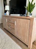 Dressoir massief eiken hout, Ophalen, Zo goed als nieuw, 25 tot 50 cm, 200 cm of meer