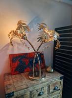Vintage palm lamp hollywood regency 1970 palmlamp tafellamp, Ophalen, Gebruikt, Hollywood regency, 50 tot 75 cm
