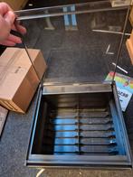 Cd opbergbox plaats voor cds & dubbel cds met schuif en klep, Huis en Inrichting, Woonaccessoires | Cd- en Dvd-rekken, Ophalen