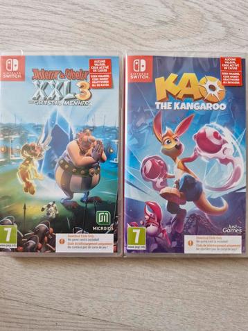 Asterix & Obelix + Kao the Kangaroo - Nintendo Switch beschikbaar voor biedingen