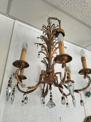 Antieke maison bagues ananas kroonluchter jaren 30  beschikbaar voor biedingen