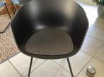 4 Hay moderne design eetkamerstoelen met Hay kussens., Huis en Inrichting, Zwart, Ophalen of Verzenden, Zo goed als nieuw, Vier