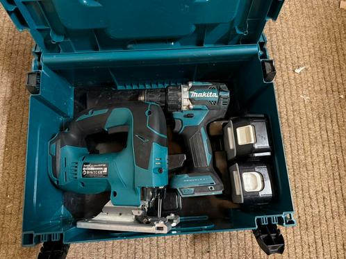 Makita DJV182 decoupeerzaag + DDF 484 boormachine., Doe-het-zelf en Verbouw, Gereedschap | Handgereedschap, Gebruikt, Ophalen of Verzenden