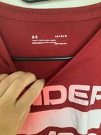 Under Armour bordeax rood shirt L met logo neon, Kleding | Heren, Maat 52/54 (L), Ophalen of Verzenden, Zo goed als nieuw, Rood