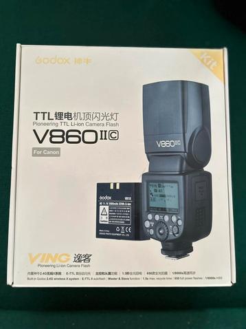 Godox V860II C Flitser voor Canon - Zo goed als nieuw beschikbaar voor biedingen