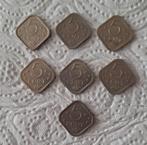 TE KOOP! 7 Munten 5c van Nederlandse Antillen uit 1980!, Ophalen of Verzenden, Koningin Juliana, 5 cent, Setje
