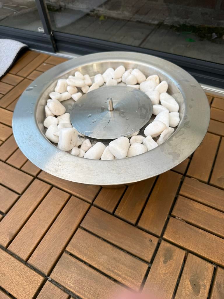 Sfeerhaard tafel / gelhaard, Ophalen of Verzenden, Gebruikt, Vuurkorf