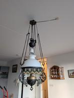 Antieke olielamp omgebouwd elektrisch, Ophalen