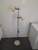 Vintage vloerlamp met 2 spots, Ophalen, Gebruikt, Vintage, Metaal