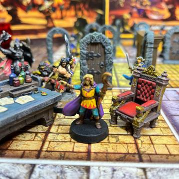 Professioneel geschilderde HeroQuest bordspel miniaturen beschikbaar voor biedingen