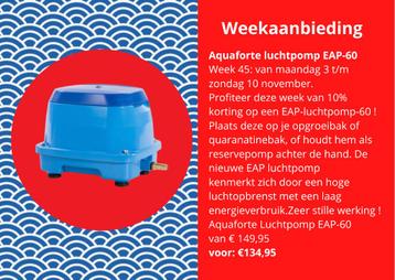koi weekaanbieding beschikbaar voor biedingen