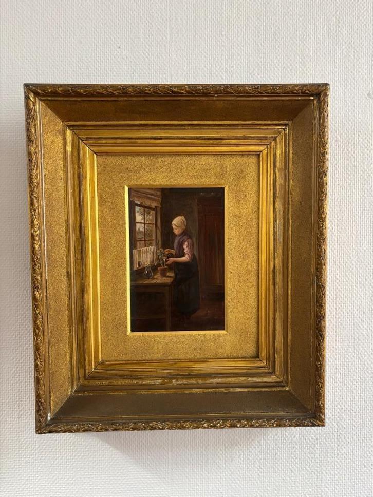 Twee schilderijtjes (replica), Antiek en Kunst, Kunst | Schilderijen | Klassiek, Ophalen