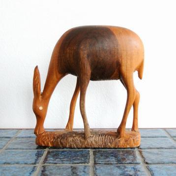 vintage HERT teak houtsnijwerk Mid Century Deens Scandinavië beschikbaar voor biedingen