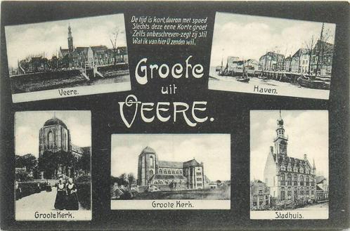 (701-125-045) Veere, Verzamelen, Ansichtkaarten | Nederland, Zeeland, Verzenden