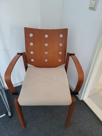 Fauteuil hout met stof van KUSCH + CO beschikbaar voor biedingen