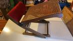 Vintage voetenbankje, Huis en Inrichting, Banken | Voetenbanken en Poefen, Riet of Rotan, Minder dan 50 cm, Gebruikt, Minder dan 50 cm