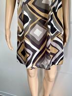i93 SoyaConcept maat S=36 jurk jurkje tuniek beige/zwart, Soyaconcept, Beige, Ophalen of Verzenden, Zo goed als nieuw