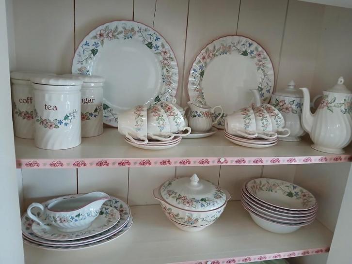 Spring Fields servies, Myott Meakin,Mindel,Wood&Sons, Antiek en Kunst, Antiek | Servies los, Ophalen of Verzenden