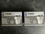 Tiger - Wastafelplug - 2 stuks, Doe-het-zelf en Verbouw, Sanitair, Ophalen of Verzenden, Nieuw, Wastafel