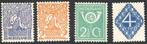 Diverse voorstellingen, NVPH 110-113, ongebruikt, Postzegels en Munten, Postzegels | Nederland, Ophalen of Verzenden, T/m 1940