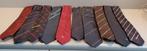 Tien stropdassen diverse luchtvaartmaatschappijen, Zo goed als nieuw, Verzenden, Overige kleuren