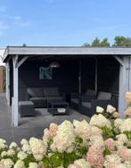 Hillhout schuur met overkapping, Tuin en Terras, Overkappingen, Ophalen, Gebruikt, Overige typen