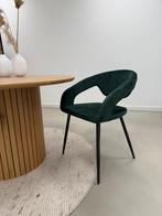 6x Kick eetkamerstoel Lenn velvet groen, Order@kickcollection.nl, Kick Collection, Nieuw, Ophalen of Verzenden