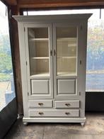 Eikenhouten servieskast grijs, Ophalen, Gebruikt, 100 tot 150 cm, Eikenhout