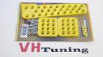 OMP OA/1020/GI OMP Pedaalset (OA1020) aluminium gecoat Geel,, Auto diversen, Tuning en Styling, Ophalen of Verzenden